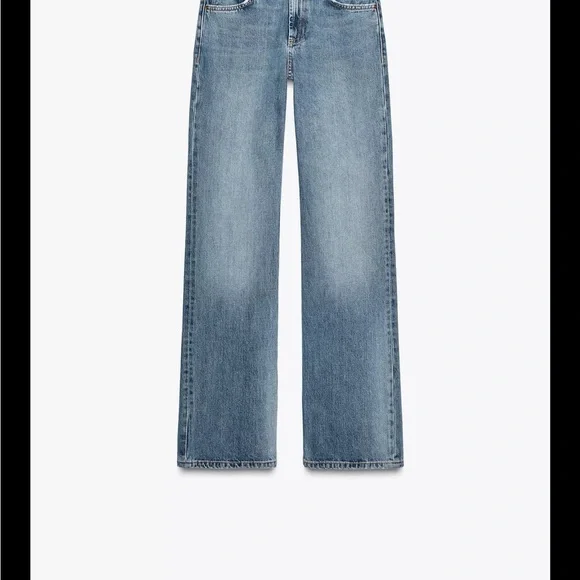 Adererror×Zara Wide Leg Jeans Ader Error × Zara Ader Error x Zara patchwork wide leg jeans